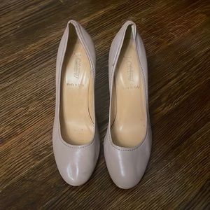 J. Crew Nude Leather Pumps